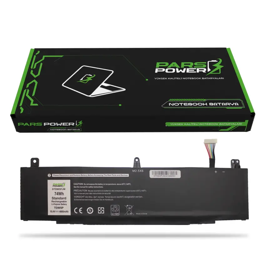 Dell Alienware 13 (ALW13C-D1738) Batarya - Pil (Pars Power)