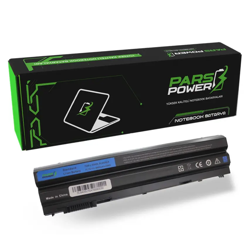 Dell Latitude E6540, E5520, E5420, E6430, P25F, P32G, P15F Serisi Notebook Batarya-Pil (Pars Power)