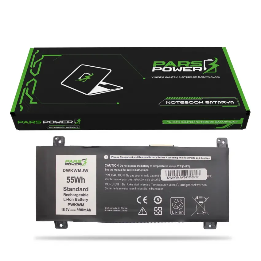 Dell Inspiron 14-7467 Batarya - Pil (Pars Power)