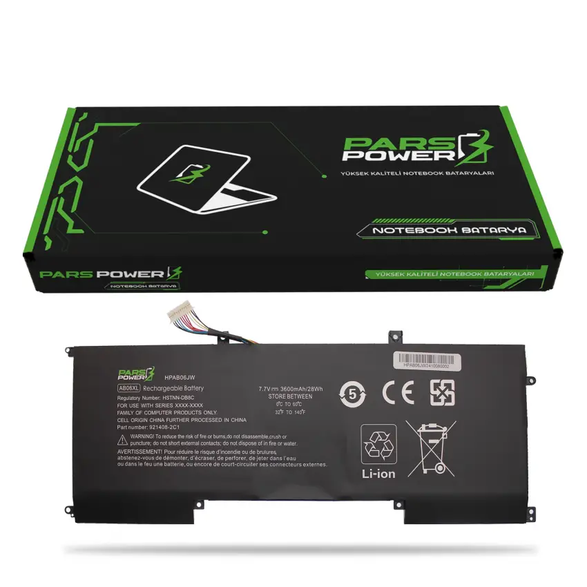 Hp Envy 13-ad008nt 2HP25EA Batarya - Pil (Pars Power)