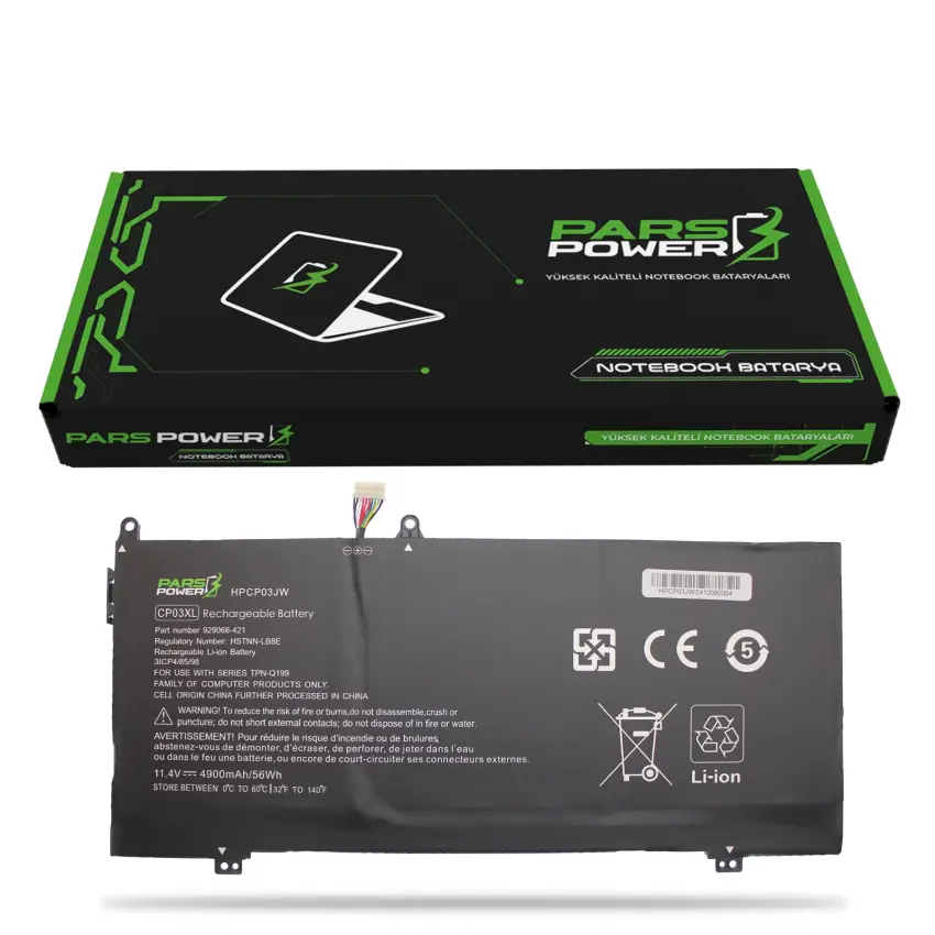 Hp Spectre X360 13-ae003ng Batarya - Pil (Pars Power)
