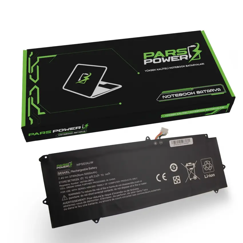 Hp Pro X2 612 G2 (L5H62EA), (L5H63EA) Batarya - Pil (Pars Power)