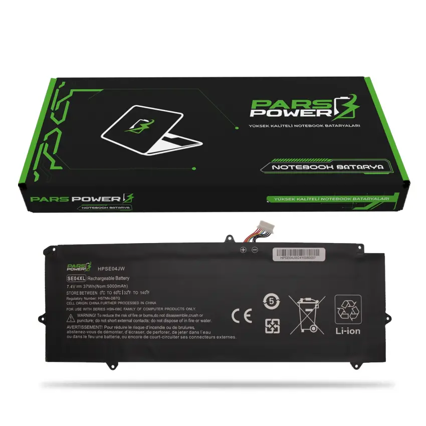 Hp Pro X2 612 G2 (L5H62EA), (L5H63EA) Batarya - Pil (Pars Power)