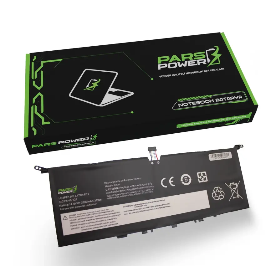 Lenovo IdeaPad Yoga 730S-13IWL 81JB Batarya - Pil (Pars Power)