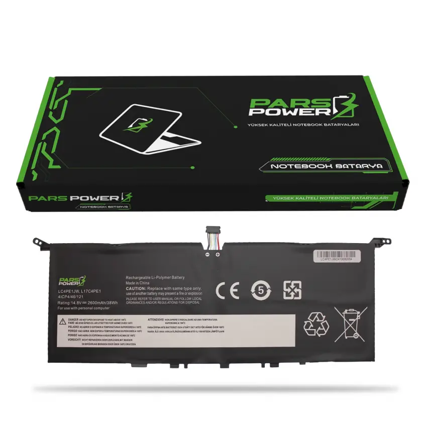 Lenovo IdeaPad Yoga 730S-13IWL 81JB Batarya - Pil (Pars Power)