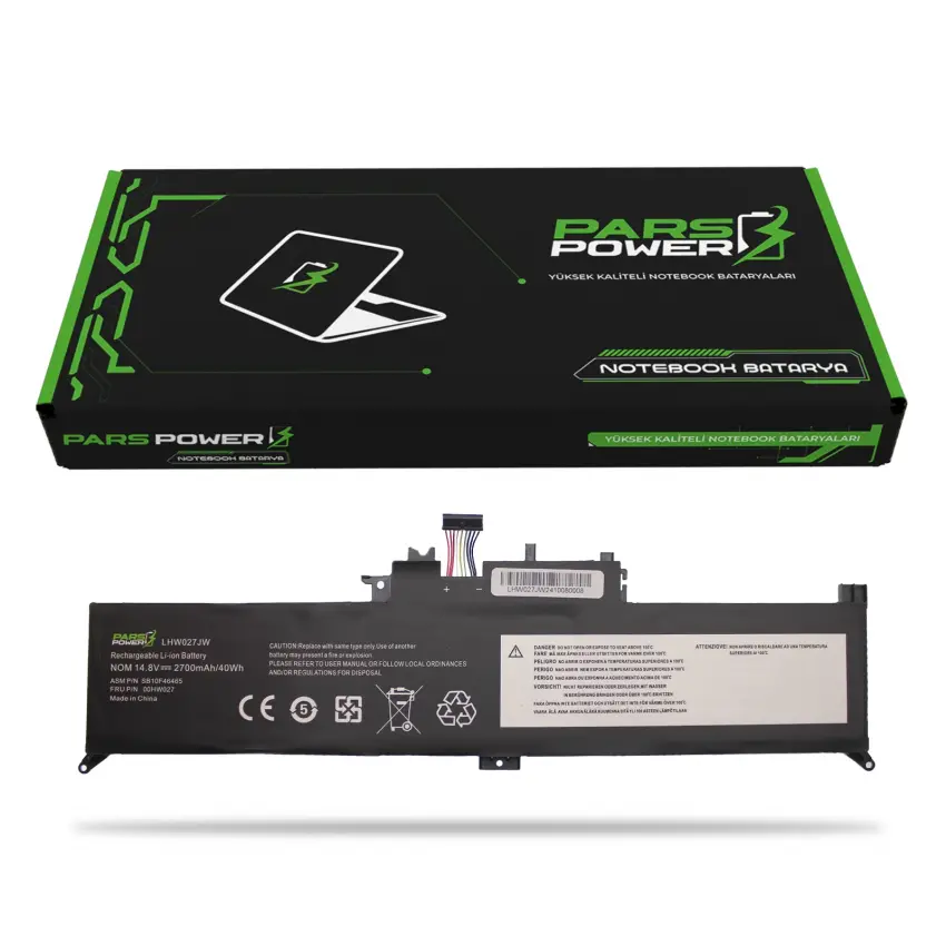 Lenovo ThinkPad Yoga 260 20GS, 20GT Batarya - Pil (Pars Power)