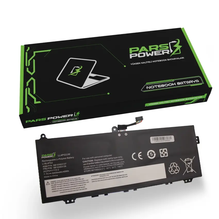 Lenovo IdeaPad Flex 5 CB-13ITL6 82M7 Batarya - Pil (Pars Power)