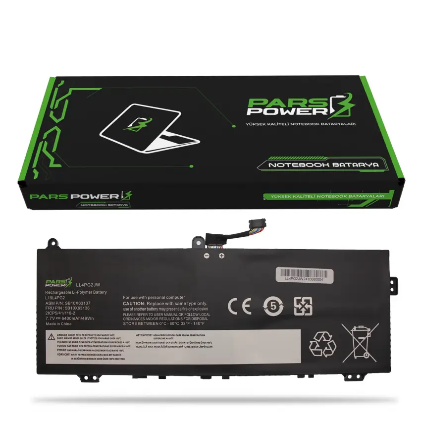 Lenovo IdeaPad Flex 5 CB-13ITL6 82M7 Batarya - Pil (Pars Power)