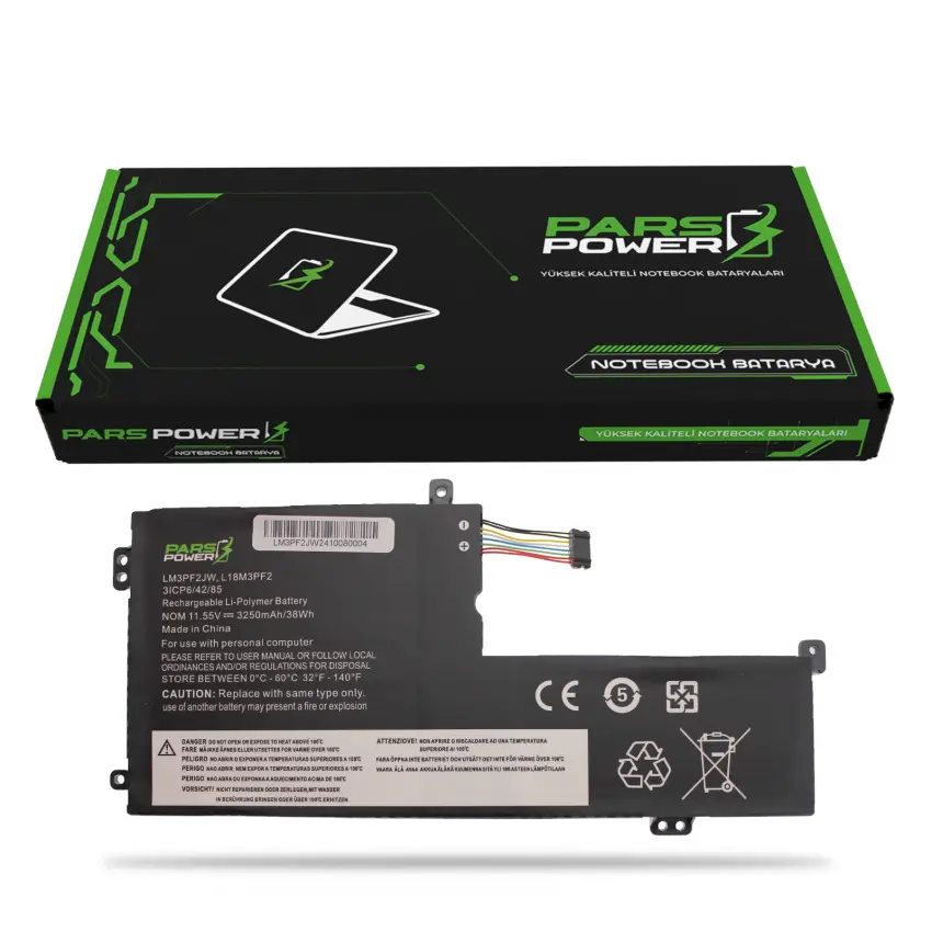 Lenovo IdeaPad 81RG000CTX, 81RG000DTX Batarya - Pil (Pars Power)