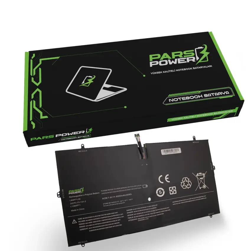 Lenovo Yoga 3 Pro LM4P71JW Batarya - Pil (Pars Power)