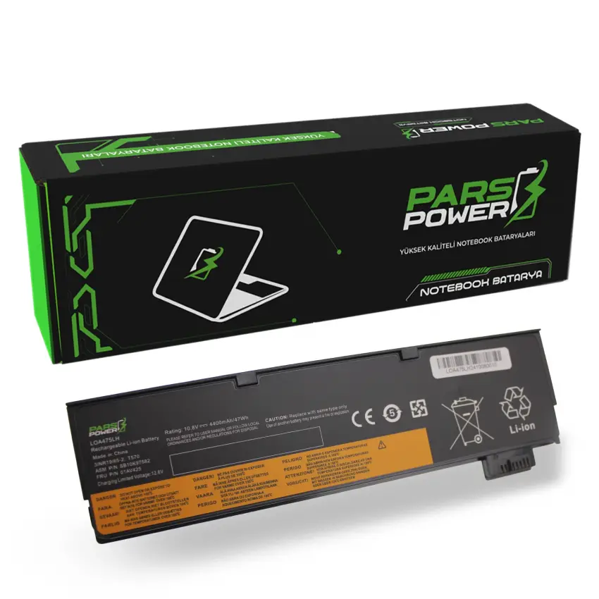 Lenovo ThinkPad P51S Type 20HC, 01AV493 Batarya - Pil (Pars Power)