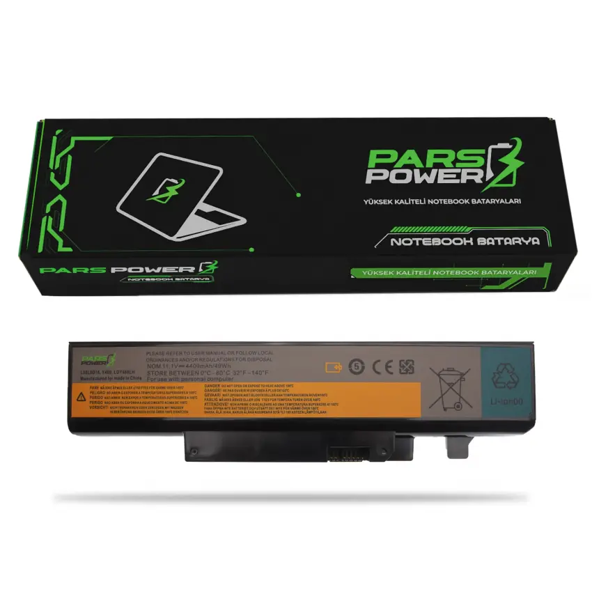 Lenovo ideaPad B560, V560, Y460, Y460p, Y560, Y560p Serisi Notebook Batarya - Pil (Pars Power)