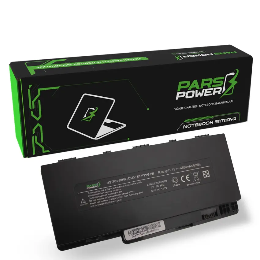 Hp Pavilion DM3, DM3-1000, DM3-1001 Batarya - Pil (Pars Power)