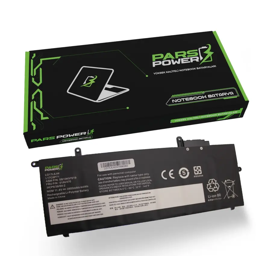 Lenovo ThinkPad X280 20KFS04U00 Batarya - Pil (Pars Power)