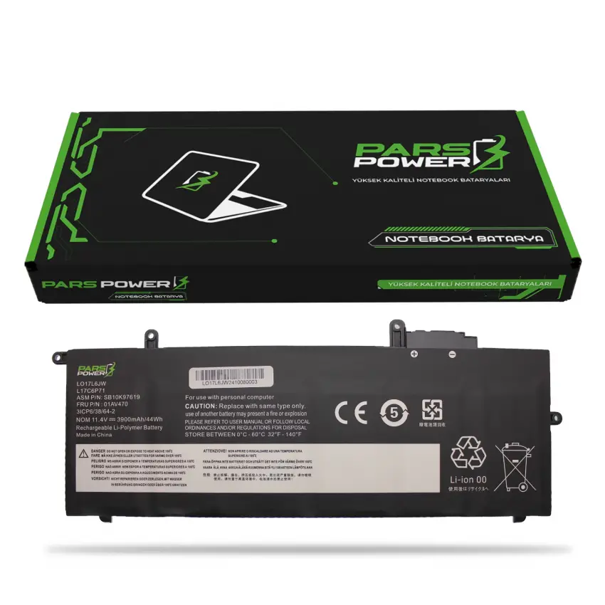 Lenovo ThinkPad X280 20KFS04U00 Batarya - Pil (Pars Power)