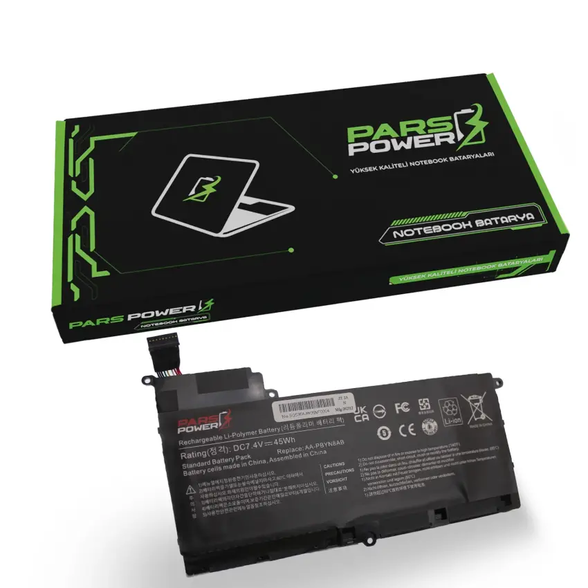 Samsung NP530U4C-S06TR, NP530U4C-S07TR Batarya - Pil (Pars Power)