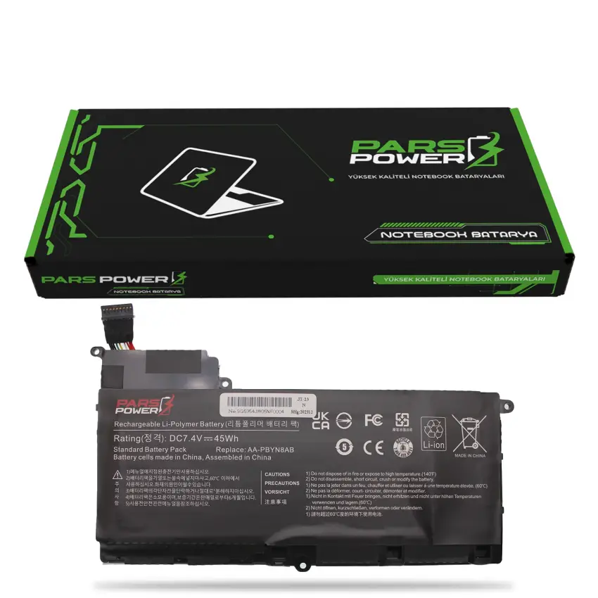 Samsung NP530U4C-S06TR, NP530U4C-S07TR Batarya - Pil (Pars Power)