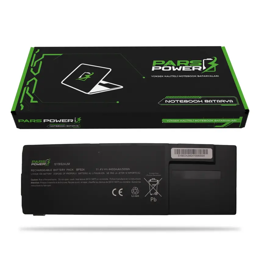 Sony Vaio VPCSE2V9R, VPCSE2X1R Batarya - Pil (Pars Power)