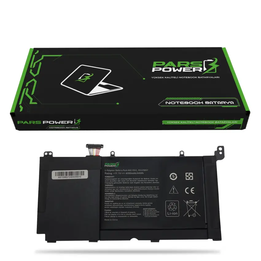 Asus VivoBook B31N1336 0B200-00450500 Notebook Batarya - Pil (Pars Power)
