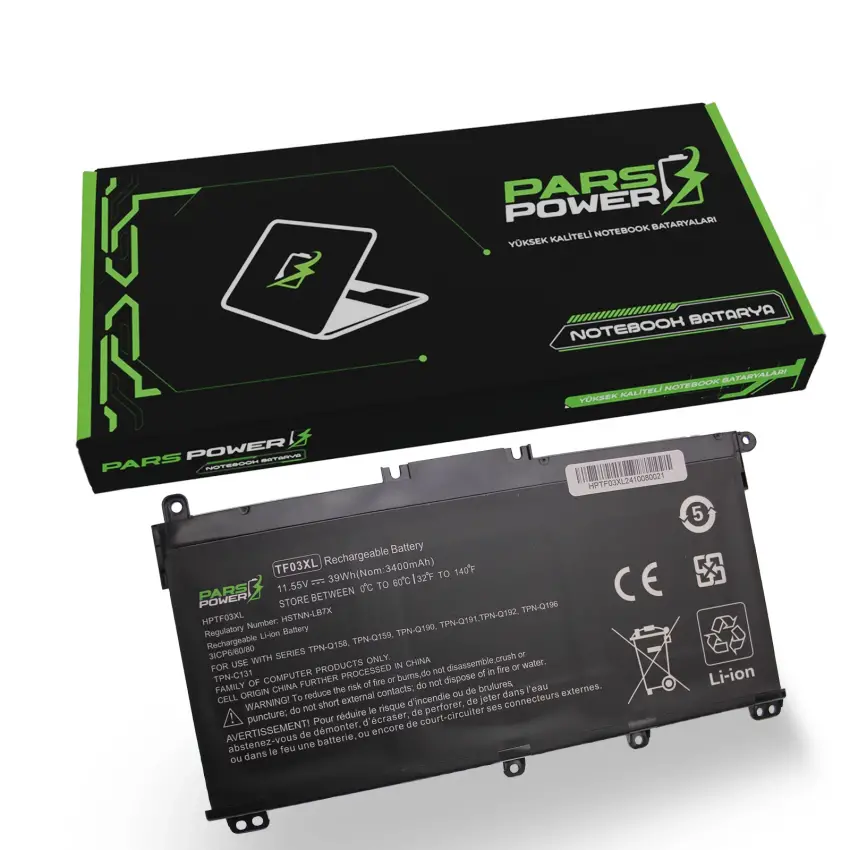 HP Pavilion 920070-855, 920046-421 Batarya - Pil (Pars Power)