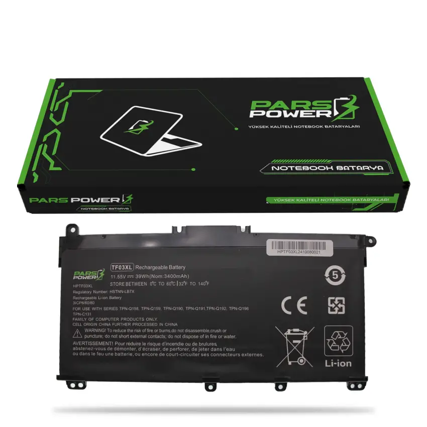 HP Pavilion 920070-855, 920046-421 Batarya - Pil (Pars Power)