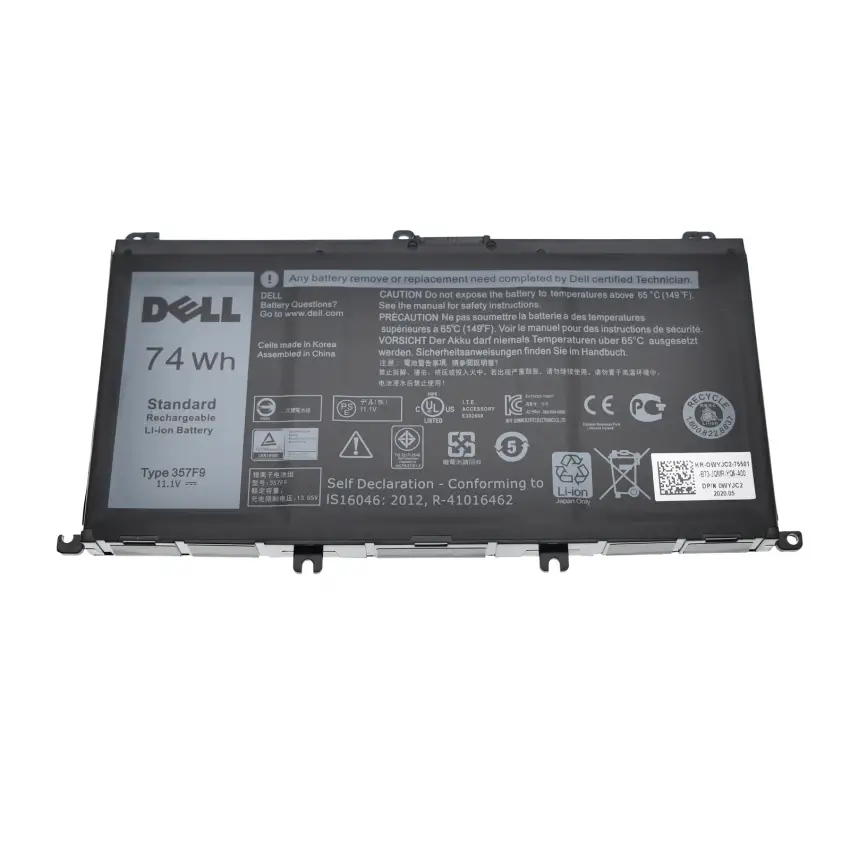Dell Inspiron 15 Gaming I7559-2512blk Batarya - Pil