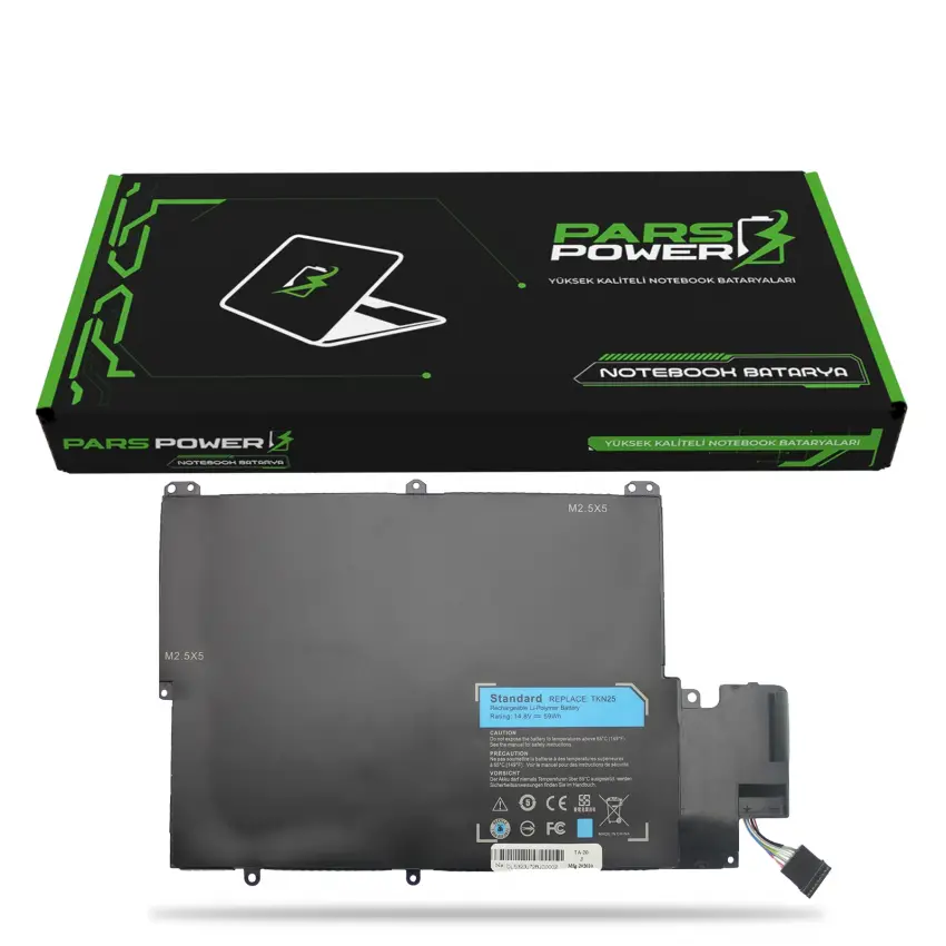 Dell Inspiron 5323, 13z-5323 Batarya - Pil (Pars Power)