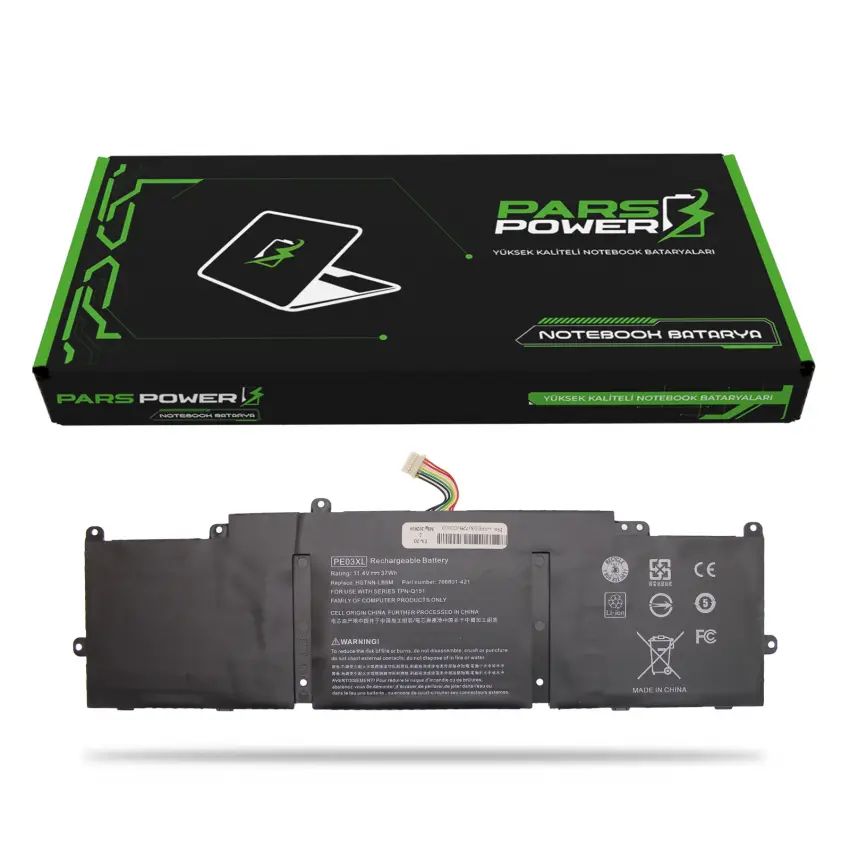 HP Chromebook 11-2200NB, 11-2200NF, 11-2200ND Batarya - Pil (Pars Power)