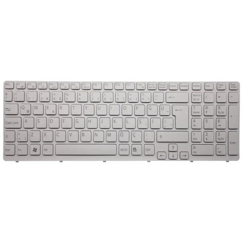 Sony Vaio V133946CS1,149088011USX SEGSQ 1D Notebook Klavye (Beyaz TR)
