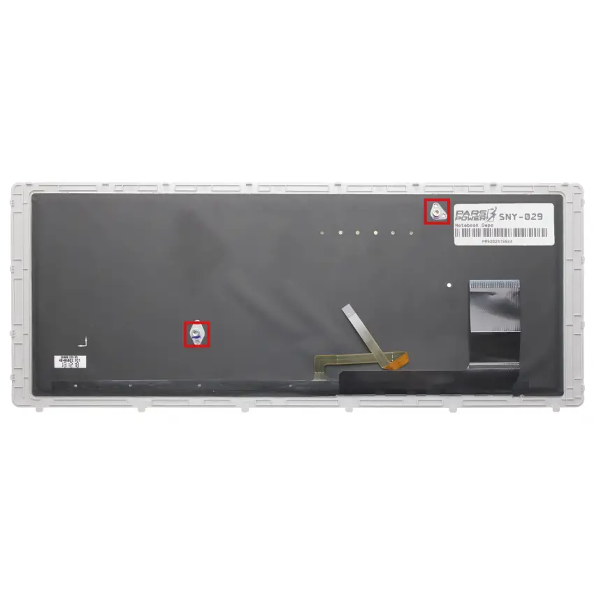Sony Vaio SVF15N290X, SVF15N2A4E Klavye Işıklı (Gümüş TR)