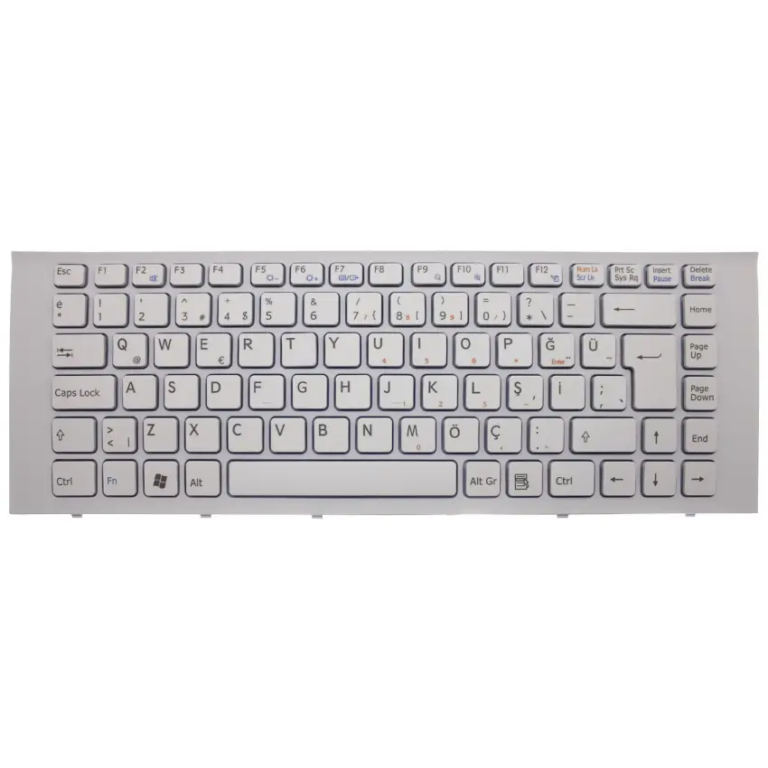 Sony Vaio VPCEG3WFX/W Notebook Klavye (Beyaz TR)