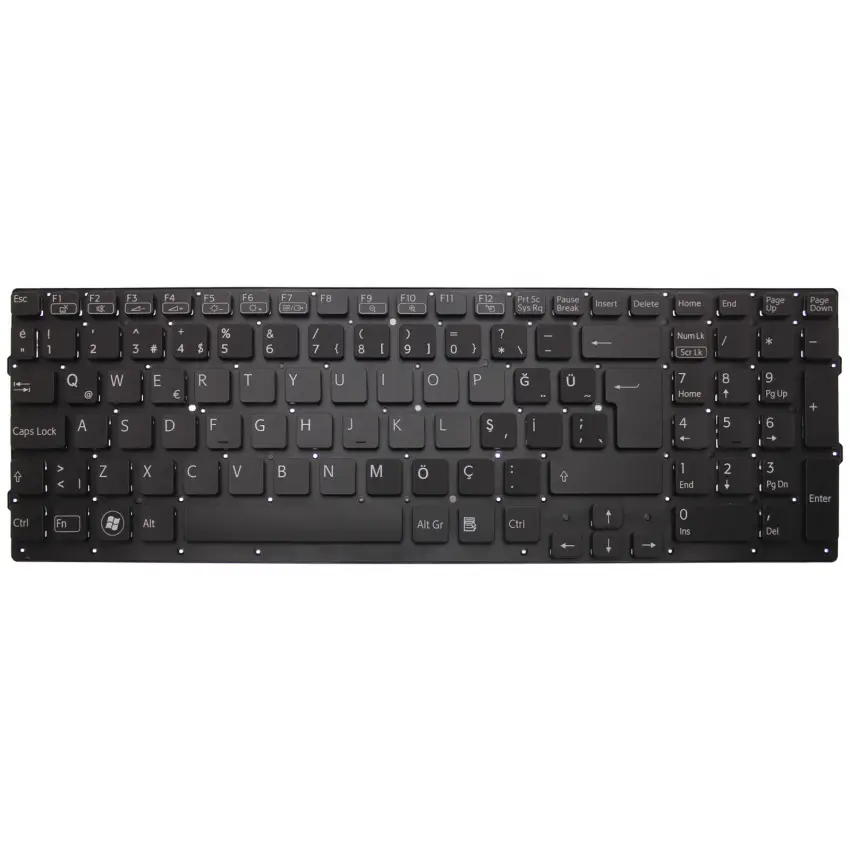 Sony VPC-F24M1E, VPC-F24Q1E Notebook Klavye (Siyah TR)