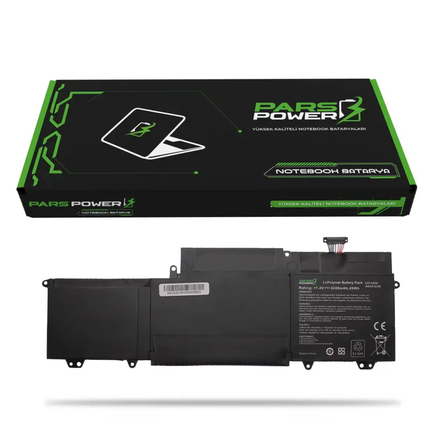 Asus Zenbook UX32VD-R4013H Batarya - Pil (Pars Power)