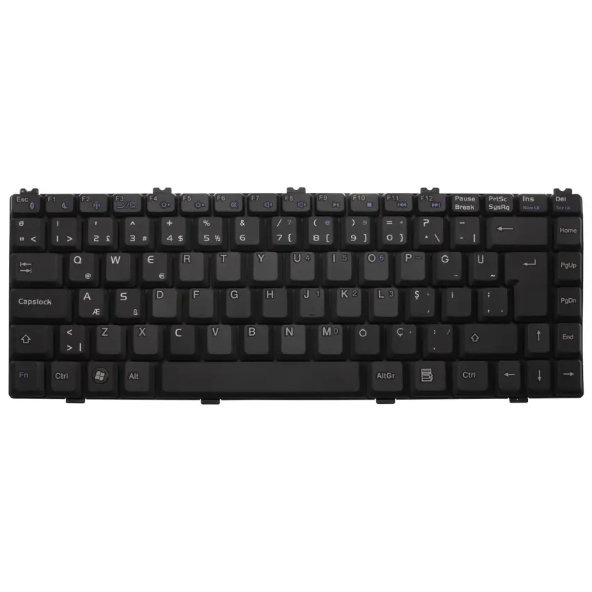 Datron TW8A Notebook Klavye (Siyah TR)