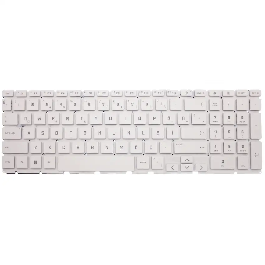 Hp Victus Gaming 15-fa0000 Klavye Işıklı (Beyaz TR)
