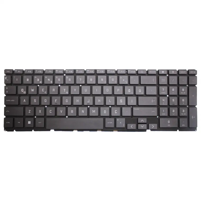 Hp Victus Gaming 15-fa0000 Klavye Işıklı (Siyah TR)