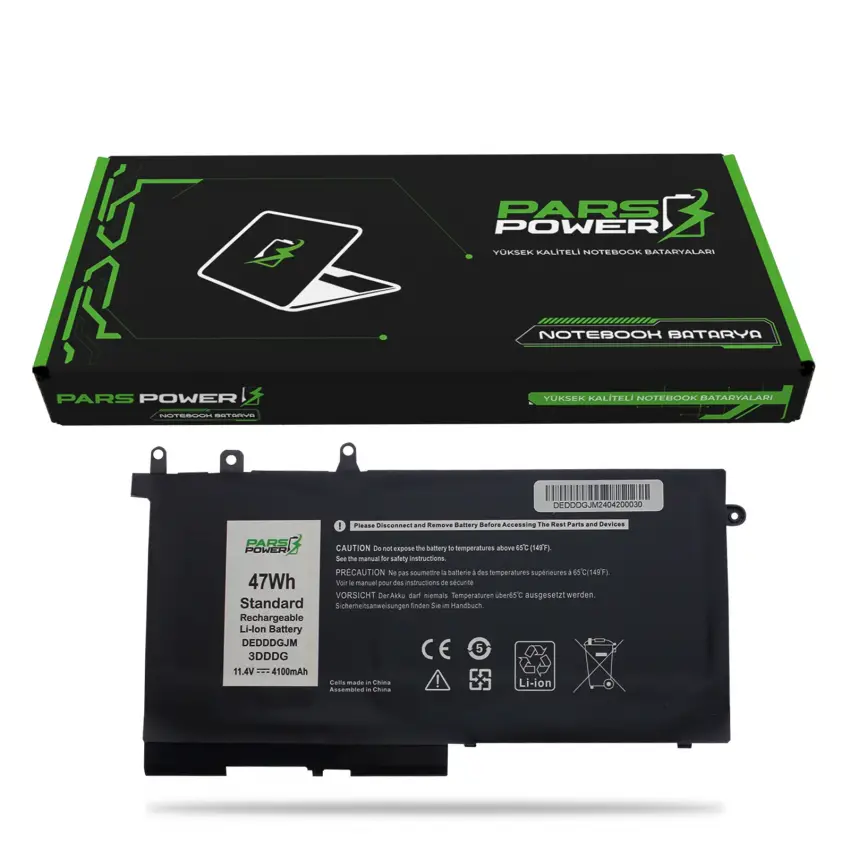 Dell WFWKK, 0WFWKK Batarya - Pil (Pars Power)