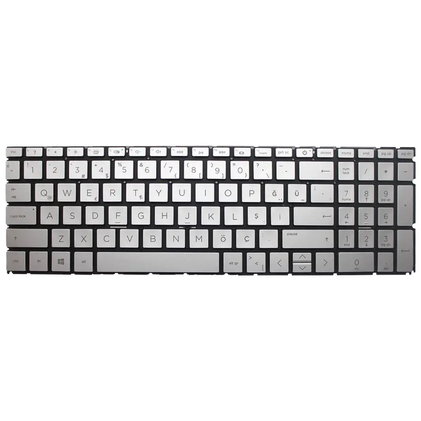 Hp 15-fc Klavye Işıklı (Gümüş TR)