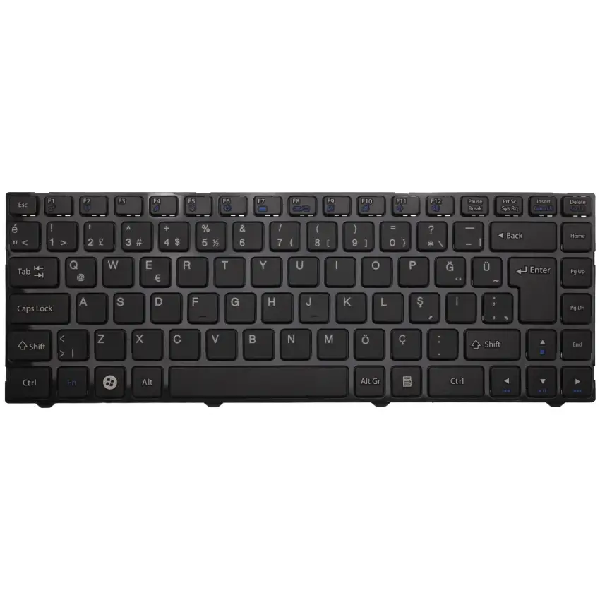 Vestel Onyx 141Y-I5317-F128S-P7 Notebook Klavye (Siyah TR)