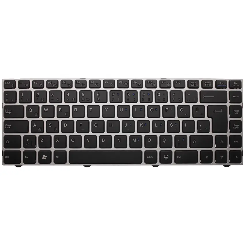Vestel Onyx 141Y-I5317-F128S-P7 Notebook Klavye (Gümüş TR)