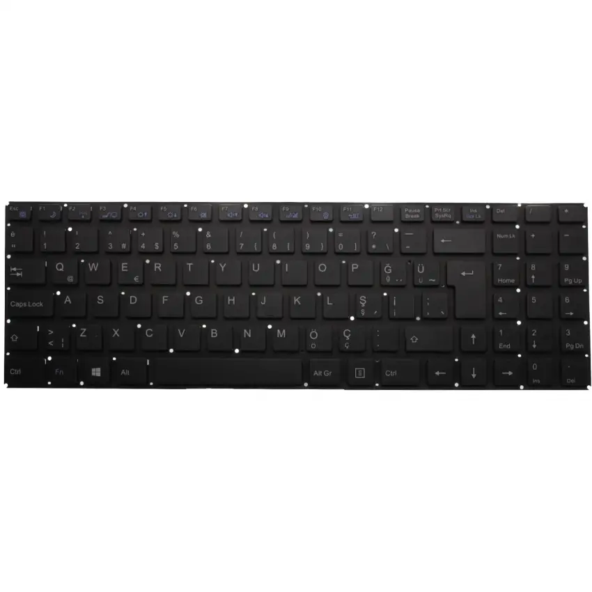 Casper Nirvana CLB Serisi Uyumlu Notebook Klavye (Siyah TR)