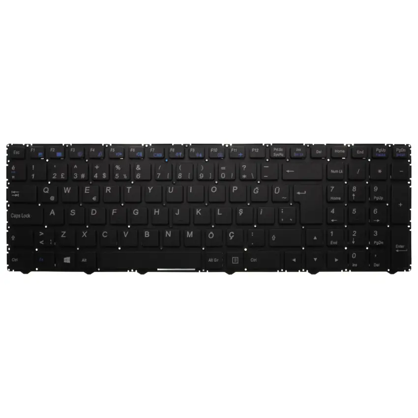 Grundig 6-79-W951TU0K-250-RW Notebook Klavye (Siyah TR)