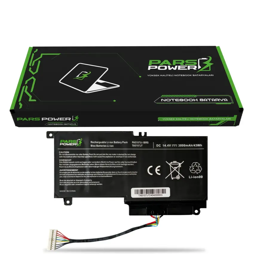 Toshiba Satellite L50-A-11Q (PSKJNE-01U00ETE) Notebook Batarya - Pil (Pars Power)