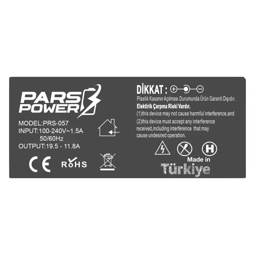Acer 230W 19.5V 11.8A 7.40*5.0mm Adaptör Şarj Aleti-Cihazı (Pars Power)