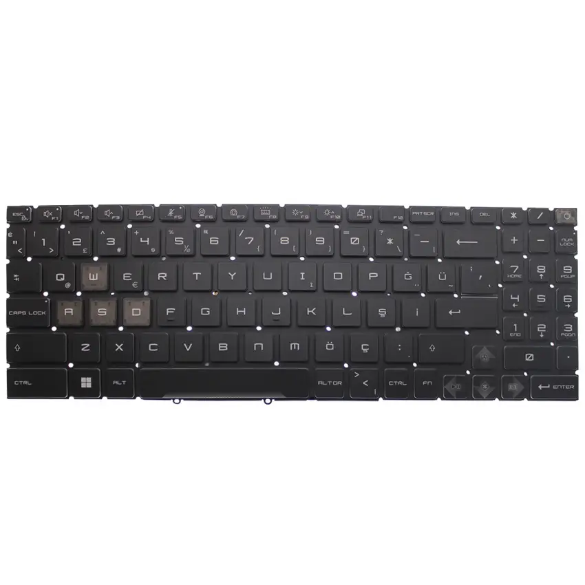 MSI Sword 15 A11UD-001 Klavye Işıklı (Siyah TR)