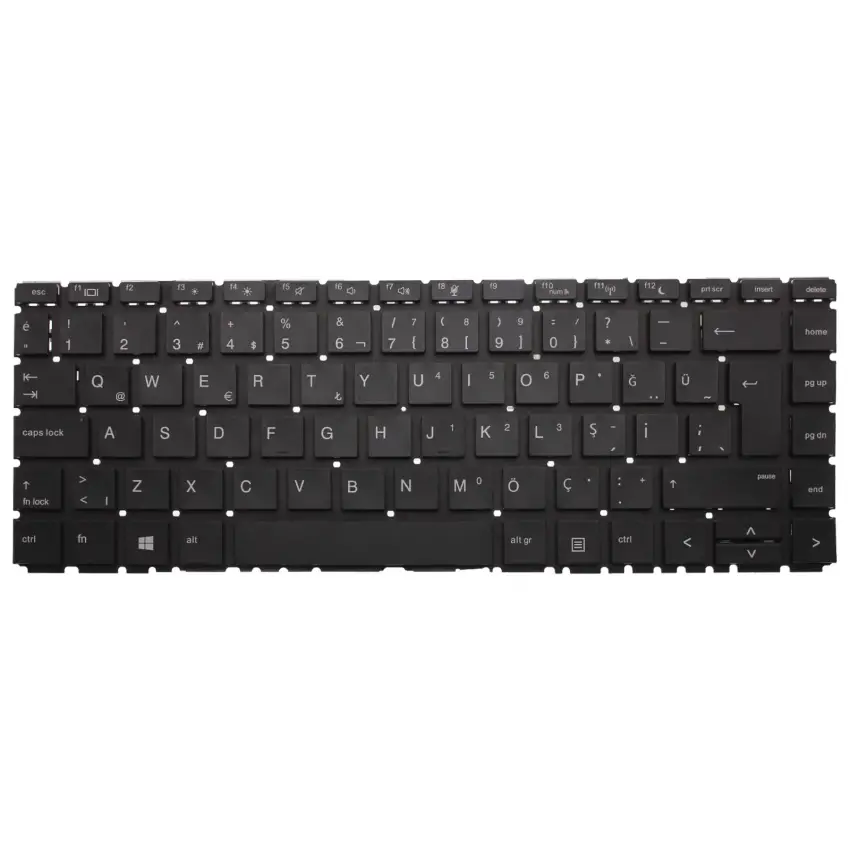 HP Probook 440 G6, 440 G7 Klavye (Siyah TR)