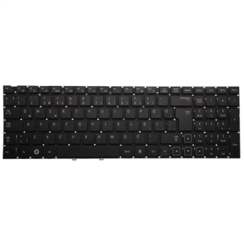 Samsung NP305V5A-T01TR, NP305V5A-T02TR Notebook Klavye (Siyah TR)