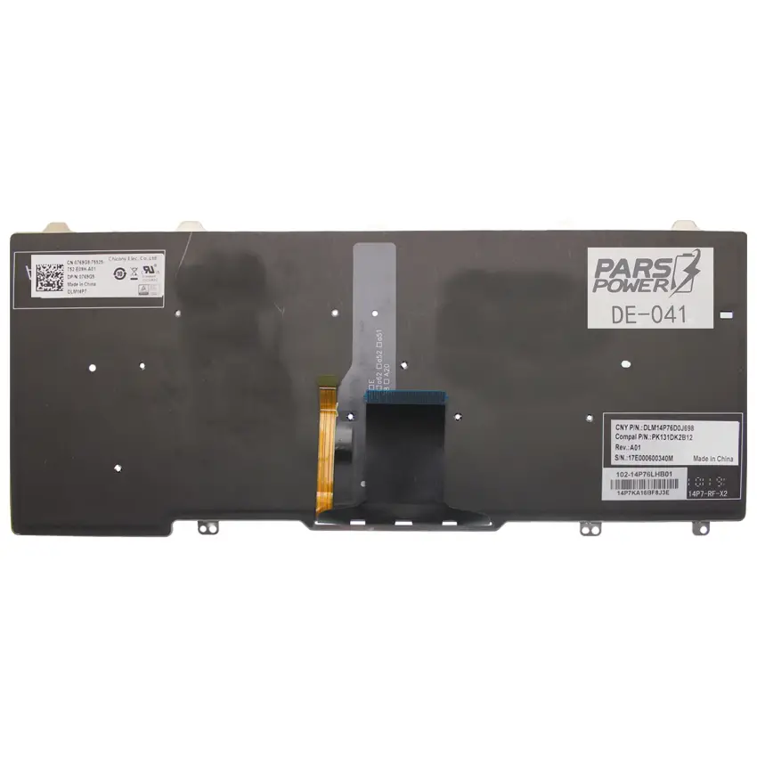 Dell Latitude E7270 N003LE727012EMEA_WIN Klavye Işıklı (Siyah TR)