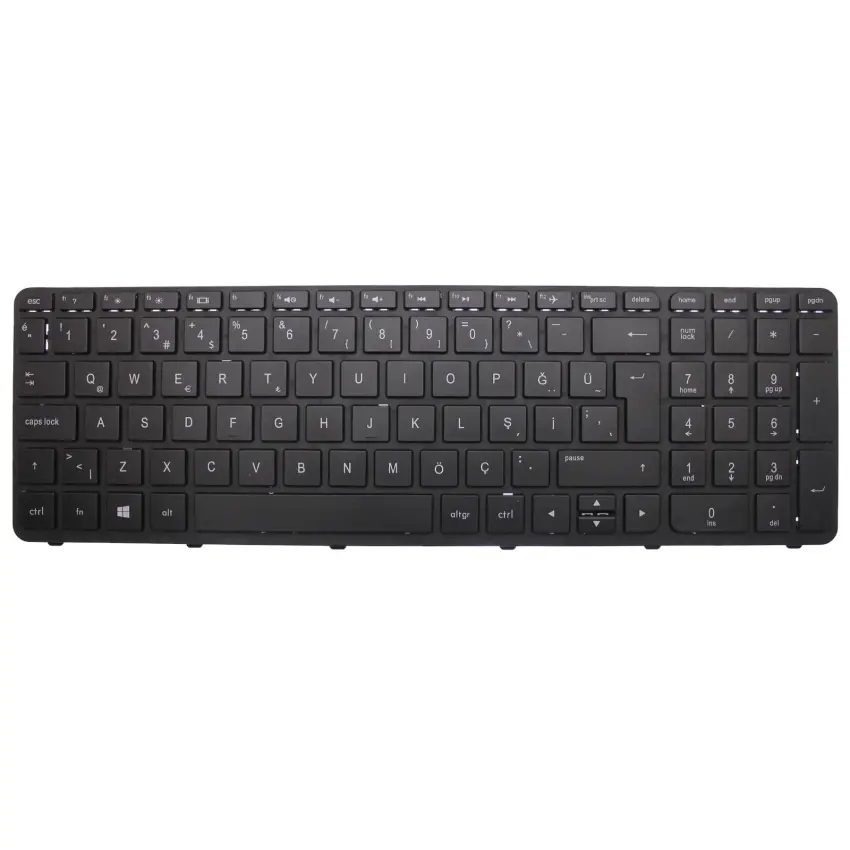 Hp Pavilion 15-D, 15-E 15-G, 15-N, 15-R, 250 G2, 250 G3, Serisi Uyumlu Notebook Klavye (Siyah TR)