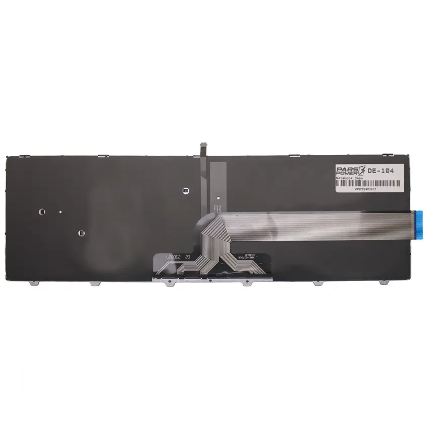 Dell SN8234, P39F, P40F Notebook Klavye Işıklı (Siyah TR)